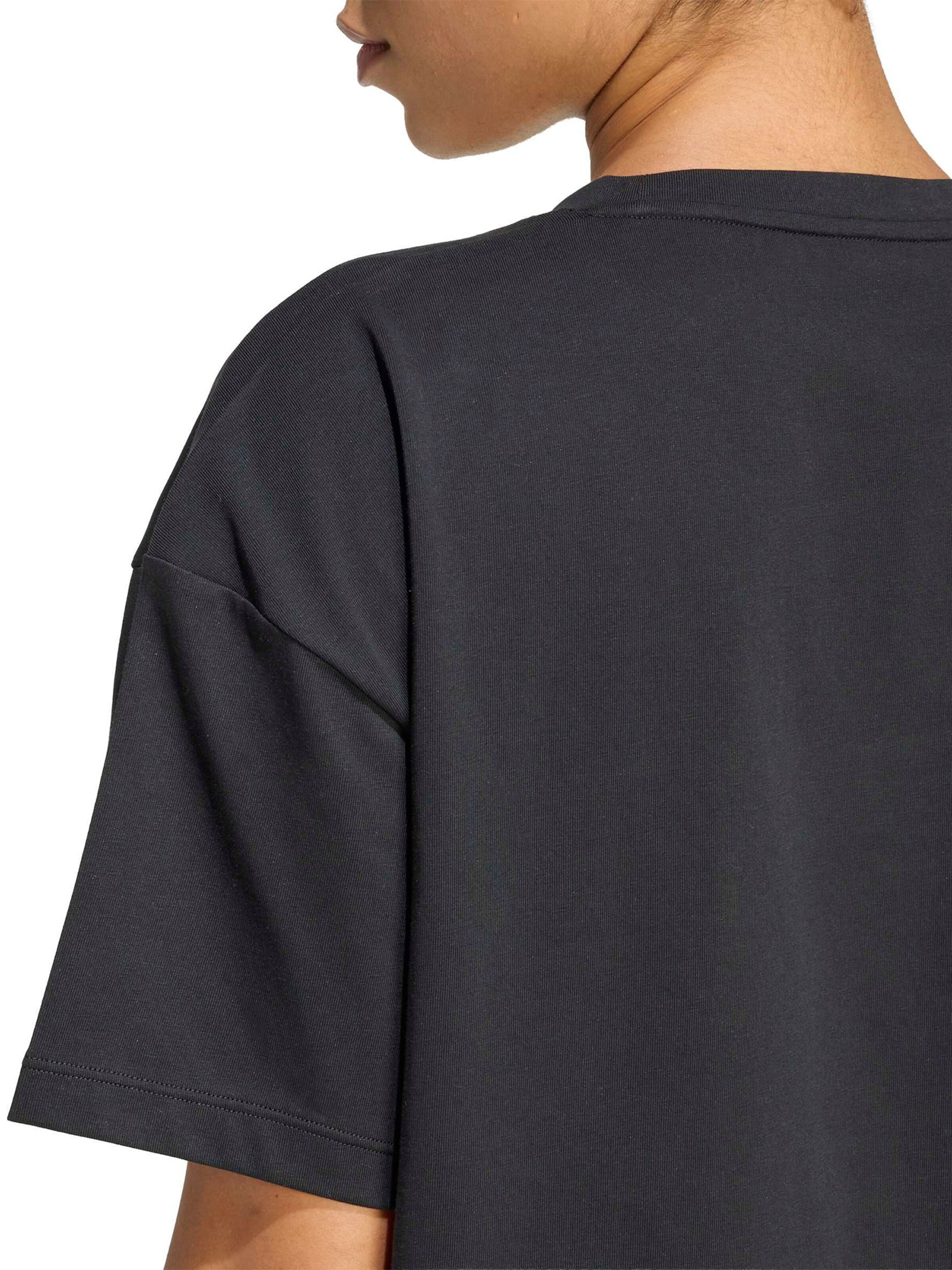 melns ADIDAS PERFORMANCE Sporta krekls 'Essentials'