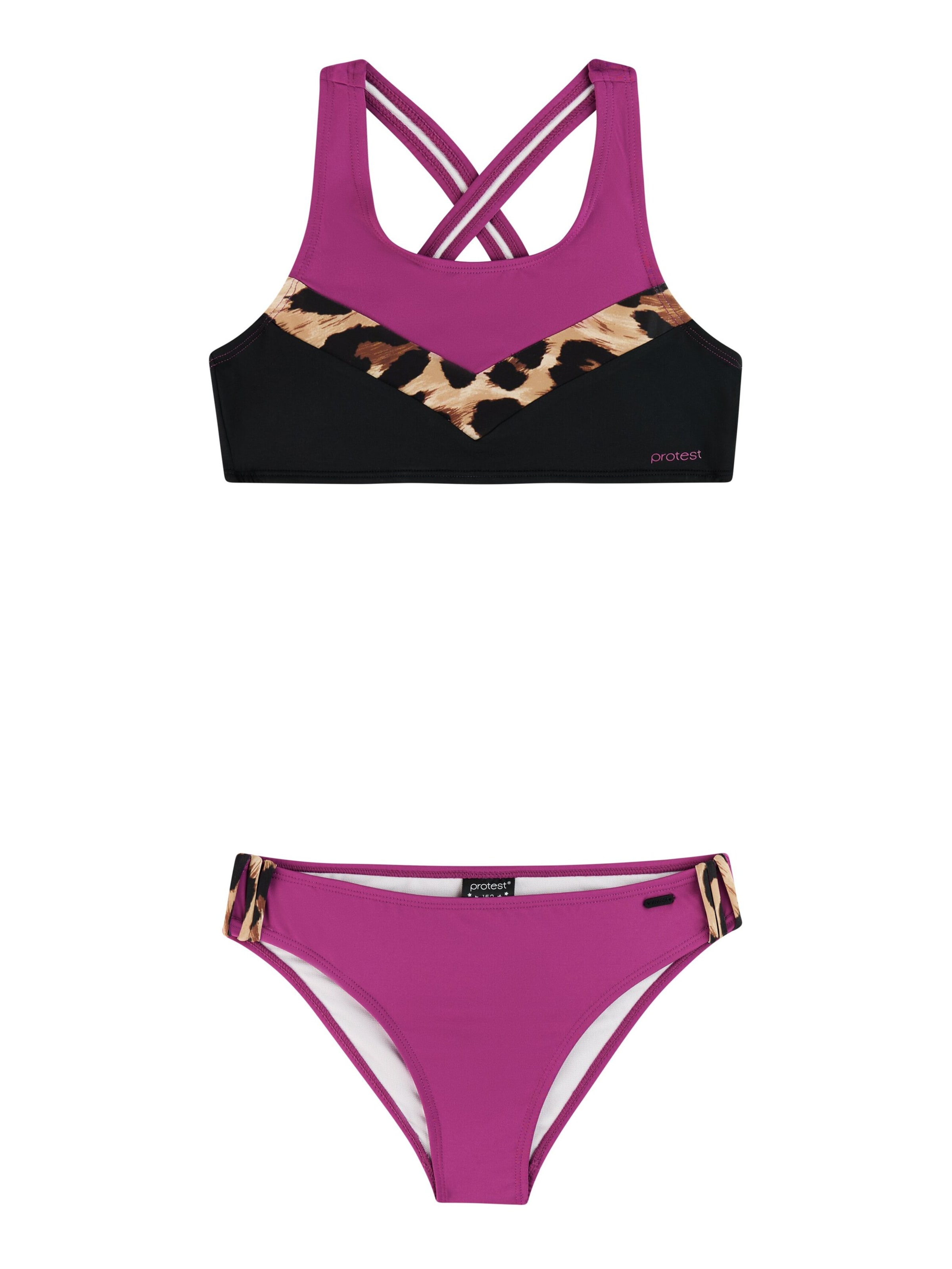 PROTEST Bikini 'PRTFruity JR' in Roze: voorkant