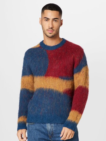 Obey Sweater 'IDLEWOOD' in Blue: front