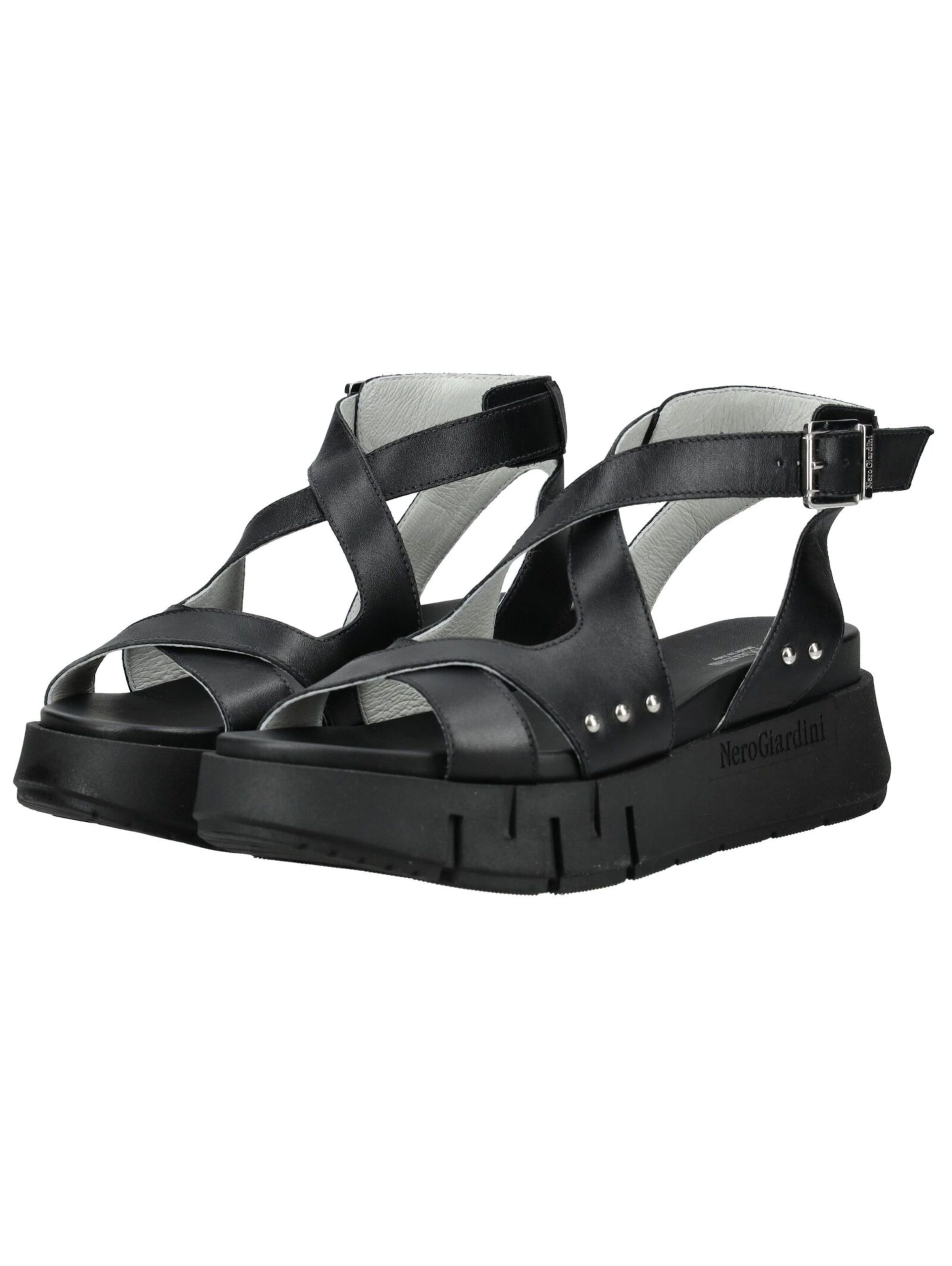 Sandales à lanières Nero Giardini en noir