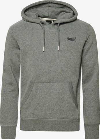 Sweat-shirt Superdry en gris : devant