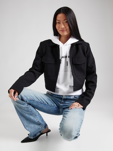 balts KARL LAGERFELD JEANS Sportisks džemperis