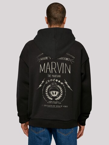 F4NT4STIC Sweatshirt 'Looney Tunes Marvin The Martian Where's The Kaboom' in Zwart: voorkant