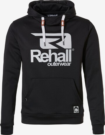 Rehall Sweatshirt in Black: front