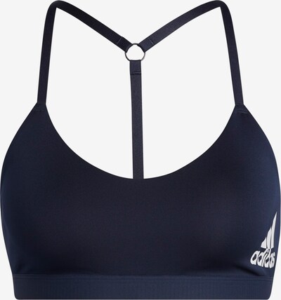 ADIDAS PERFORMANCE Sports-BH i marin / hvid, Produktvisning