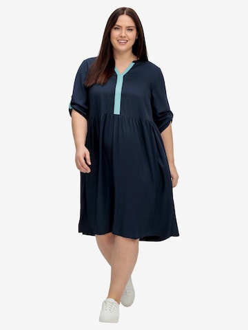 SHEEGO Summer Dress in Blue: front