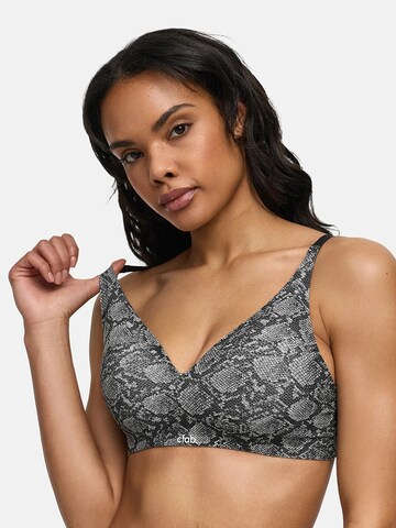 cfab - Push-up Soutien 'Comfort Push-Up BH' em cinzento