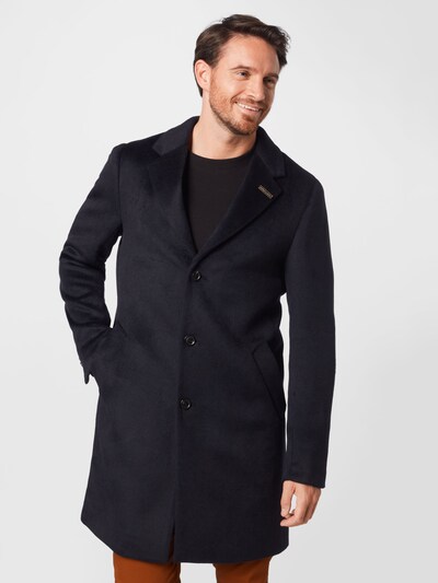 SCOTCH & SODA Mantel en bleu nuit, Vue avec modèle