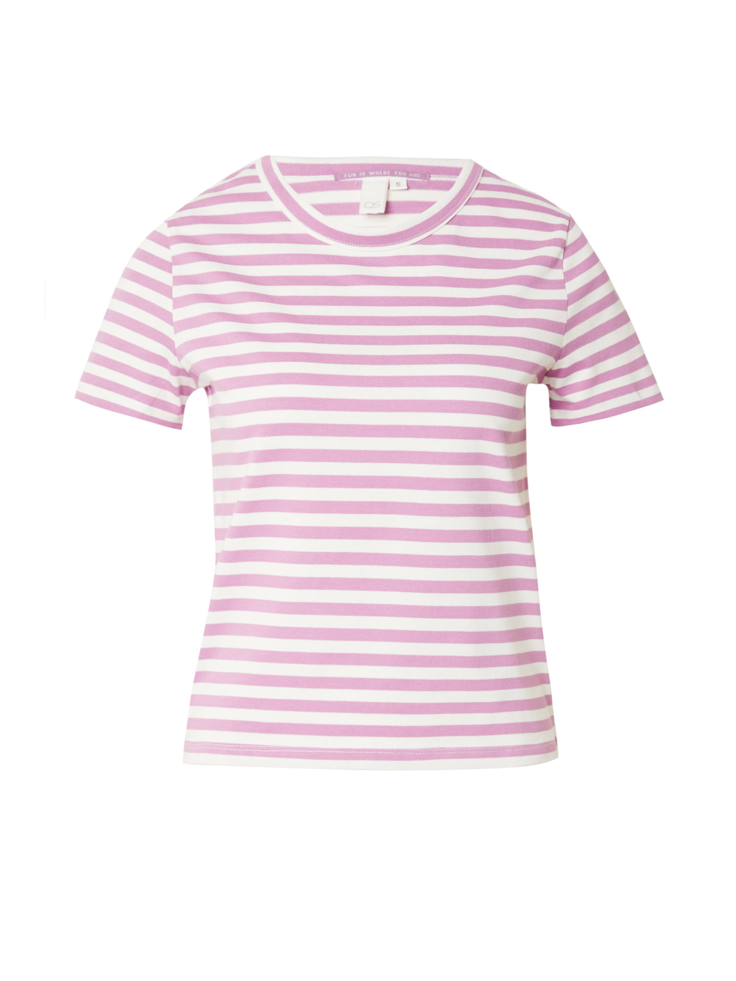 QS Koszulka w kolorze fioletowy: przód