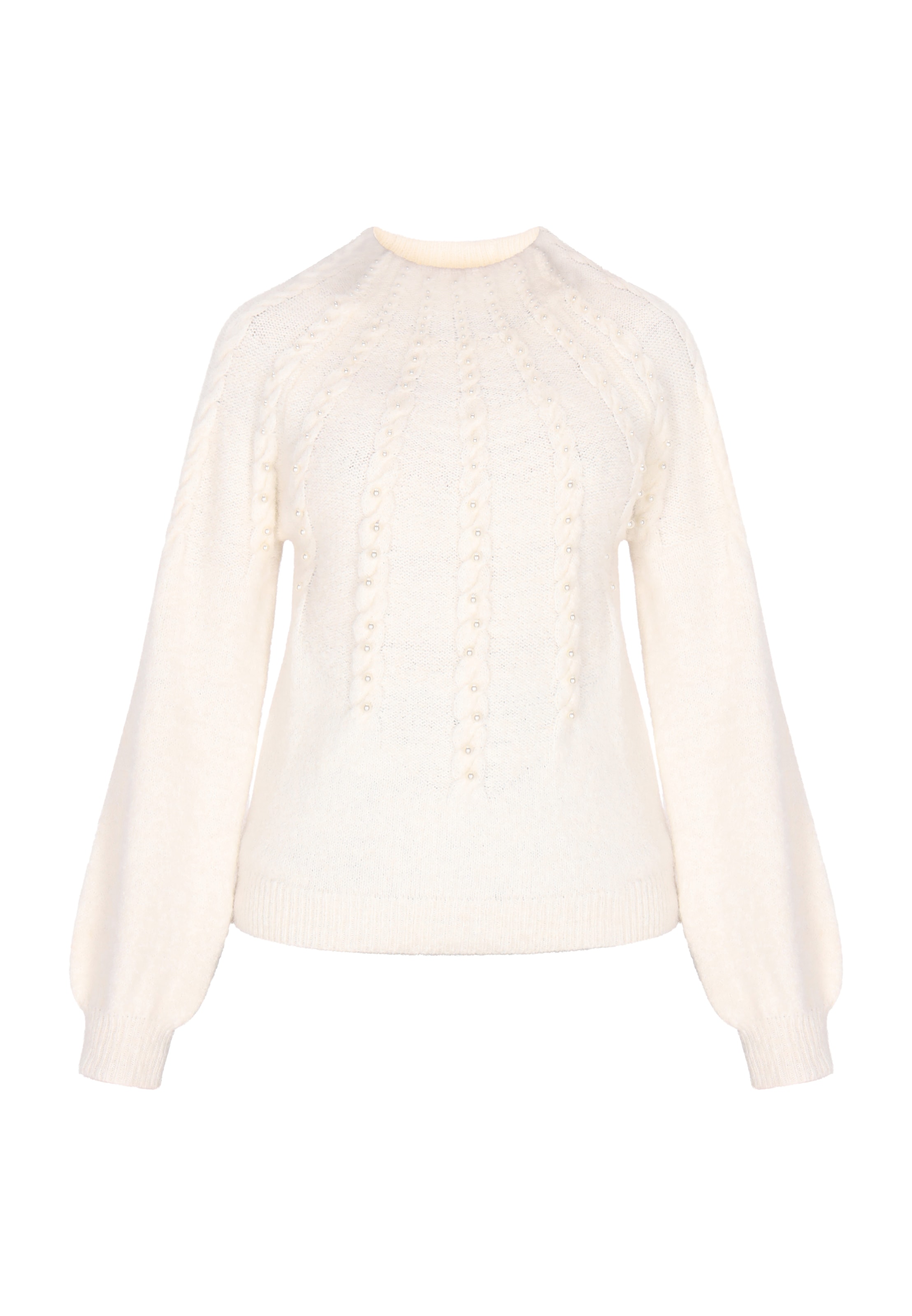 faina Svetr – bílá: přední strana