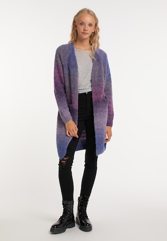 MYMO Knit Cardigan in Purple