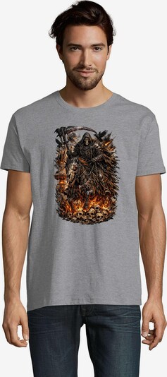 Blondie & Brownie Shirt 'ApocalyotischerReiter' in XXXL in Grey, Item view