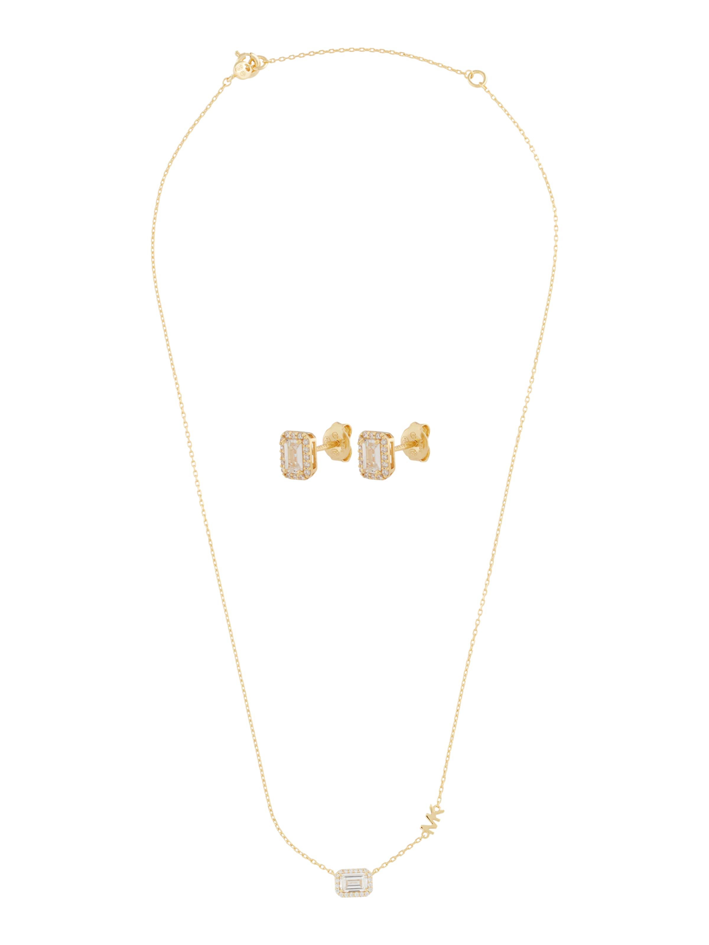 MICHAEL Michael Kors Smykkesæt 'BRILLIANCE' i guld: forside