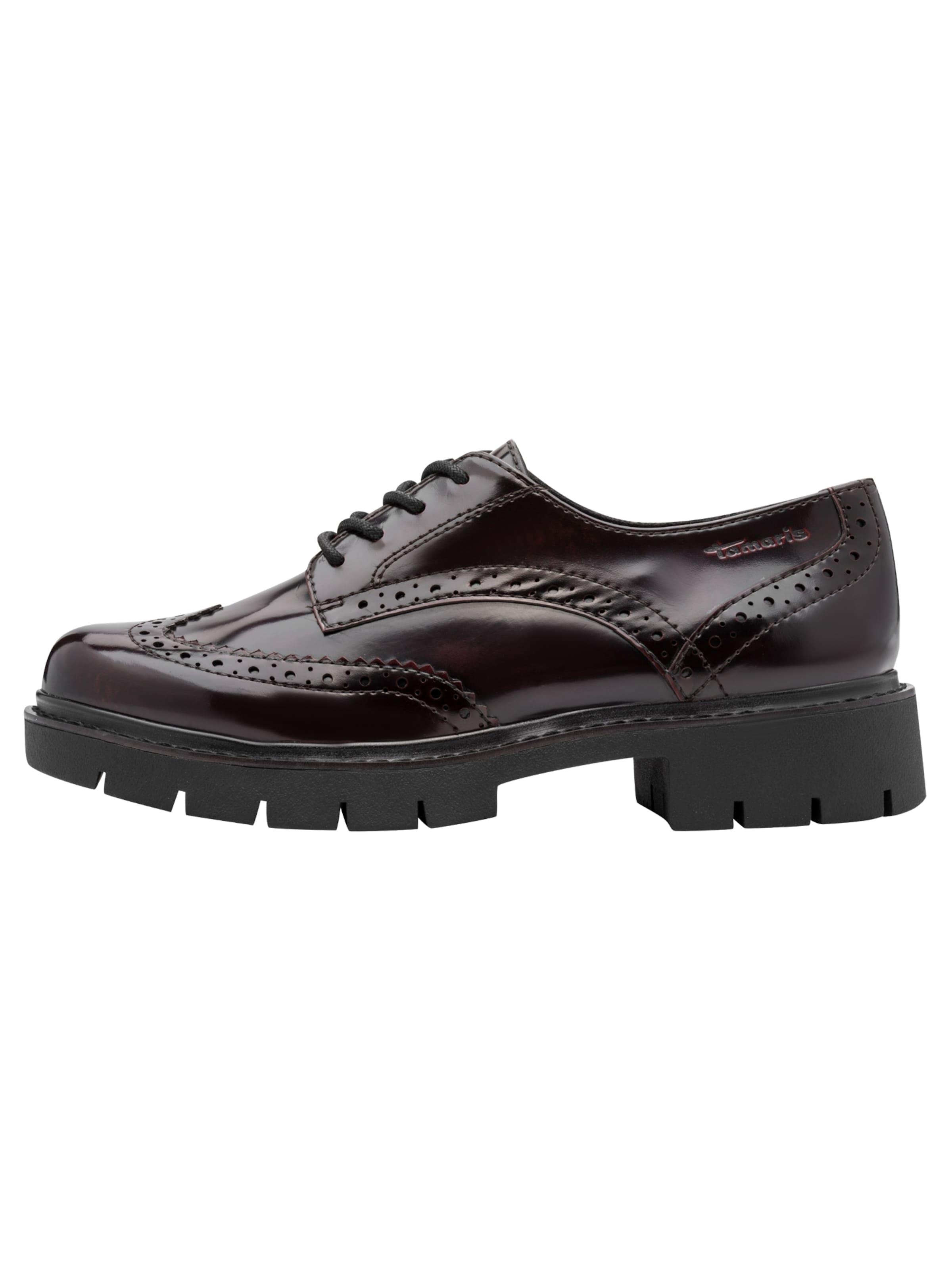 Tamaris Lace-up shoe in Red