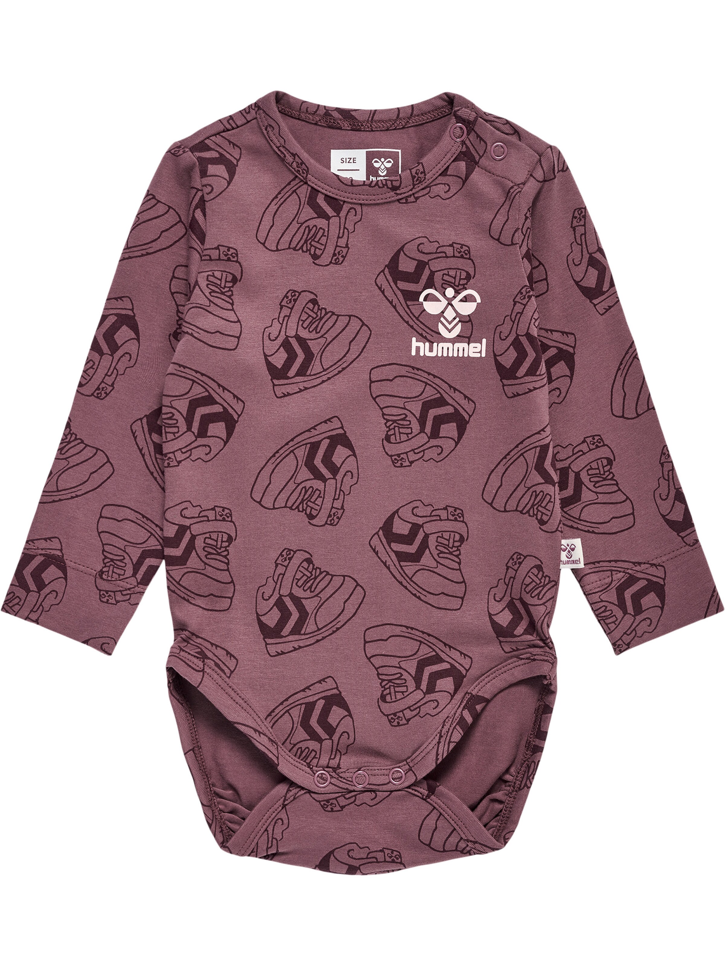 Hummel Sparkedragt/Body i lilla: forside