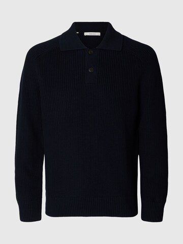 SELECTED Trui in Blauw: voorkant