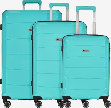 cocoono Suitcase Set 'Cagliari' in Blue: front