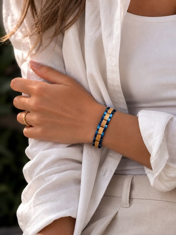 Bracelet 'CHIEMSEE' Holzwerk en bleu