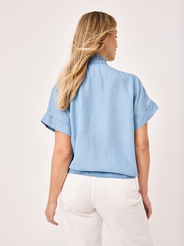 PADDOCKS Bluse in Blau