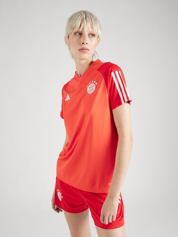 raudona ADIDAS PERFORMANCE Sportiniai marškinėliai 'Teamline'