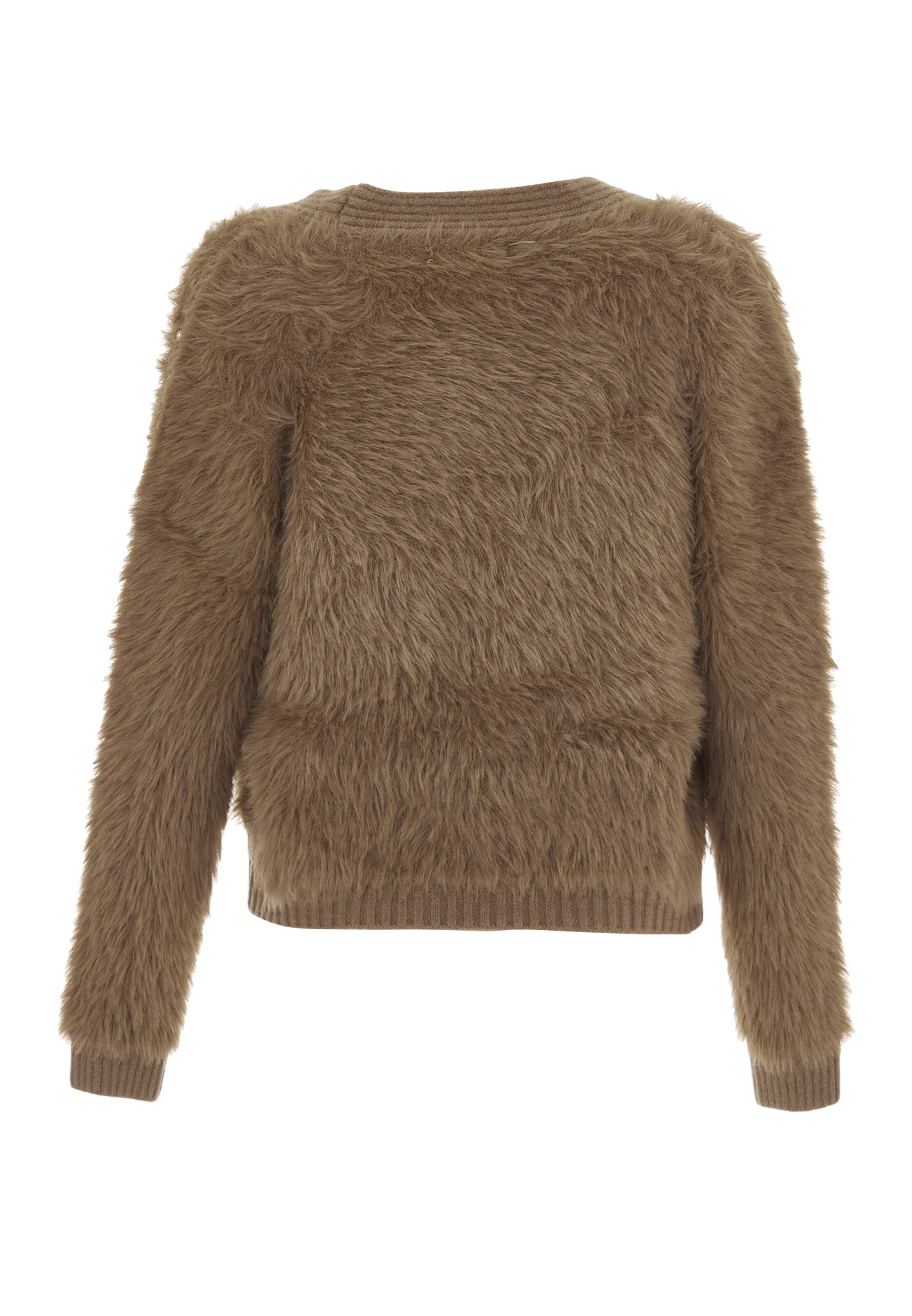 IMMY - Casaco de malha em castanho