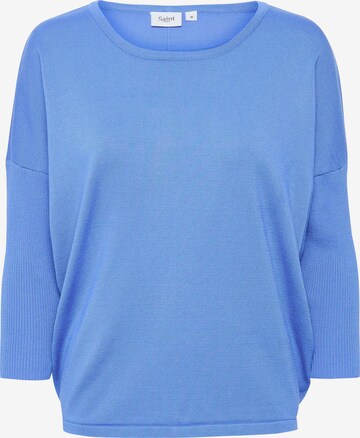 SAINT TROPEZ Sweater in Blue: front