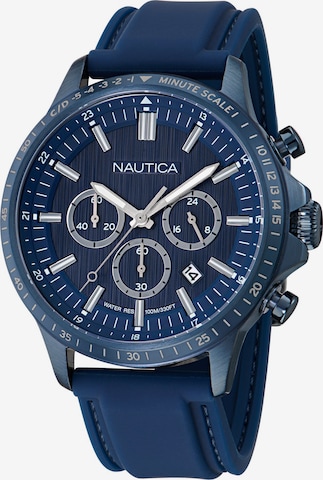 Montre à affichage analogique NAUTICA en bleu : devant