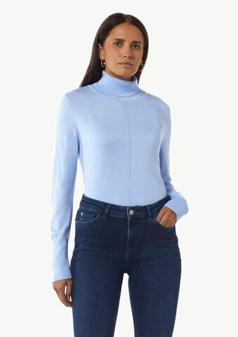 comma casual identity Trui in Blauw: voorkant