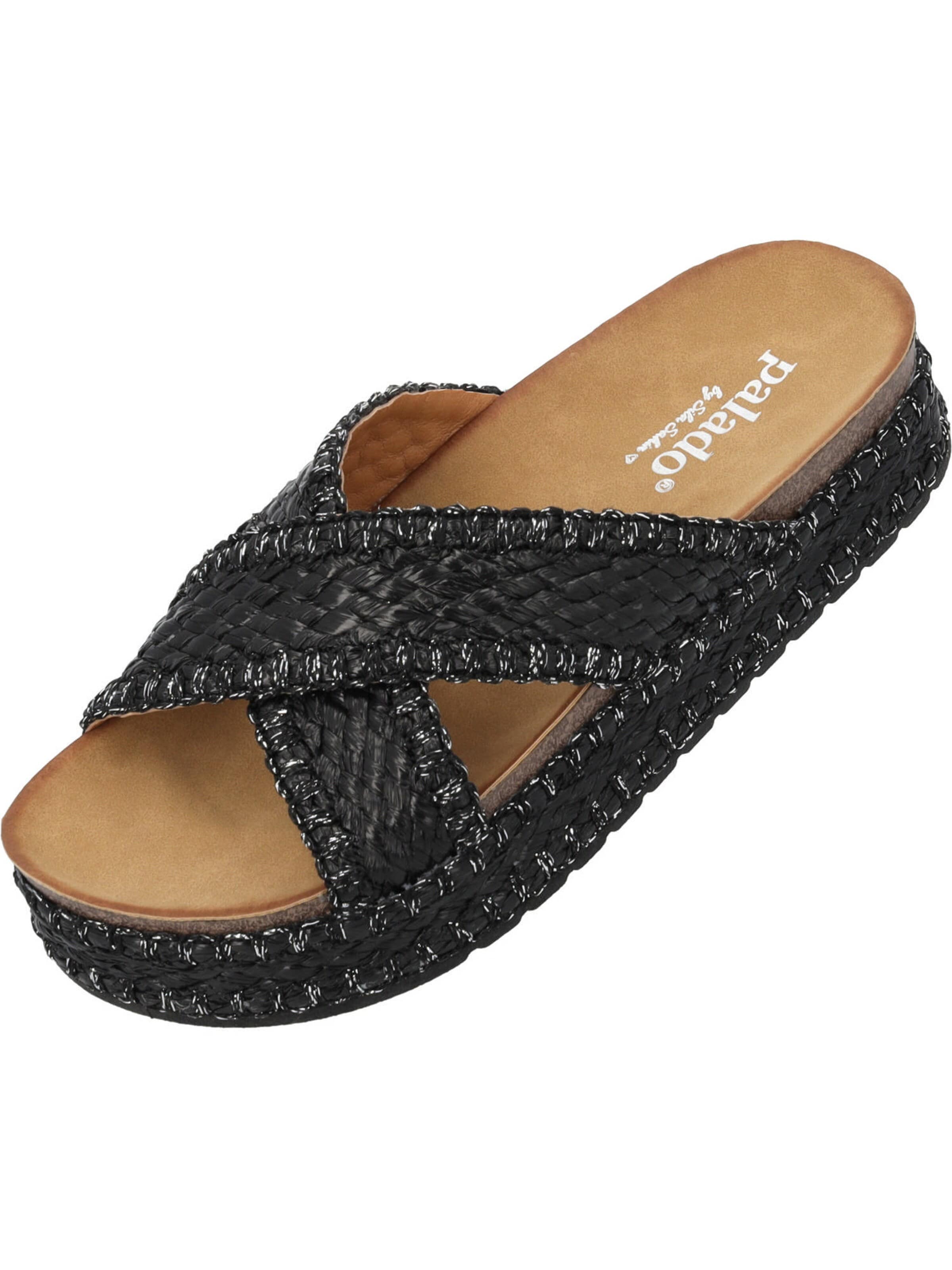 Palado by Sila Sahin Sandal 'Konnon' in Black: front