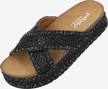 Palado by Sila Sahin Sandale 'Konnon' in Schwarz: Vorderseite