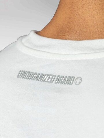 UNORGANIZED BRAND Shirt 'BASIC RUNDER SAUM T25' in Wit