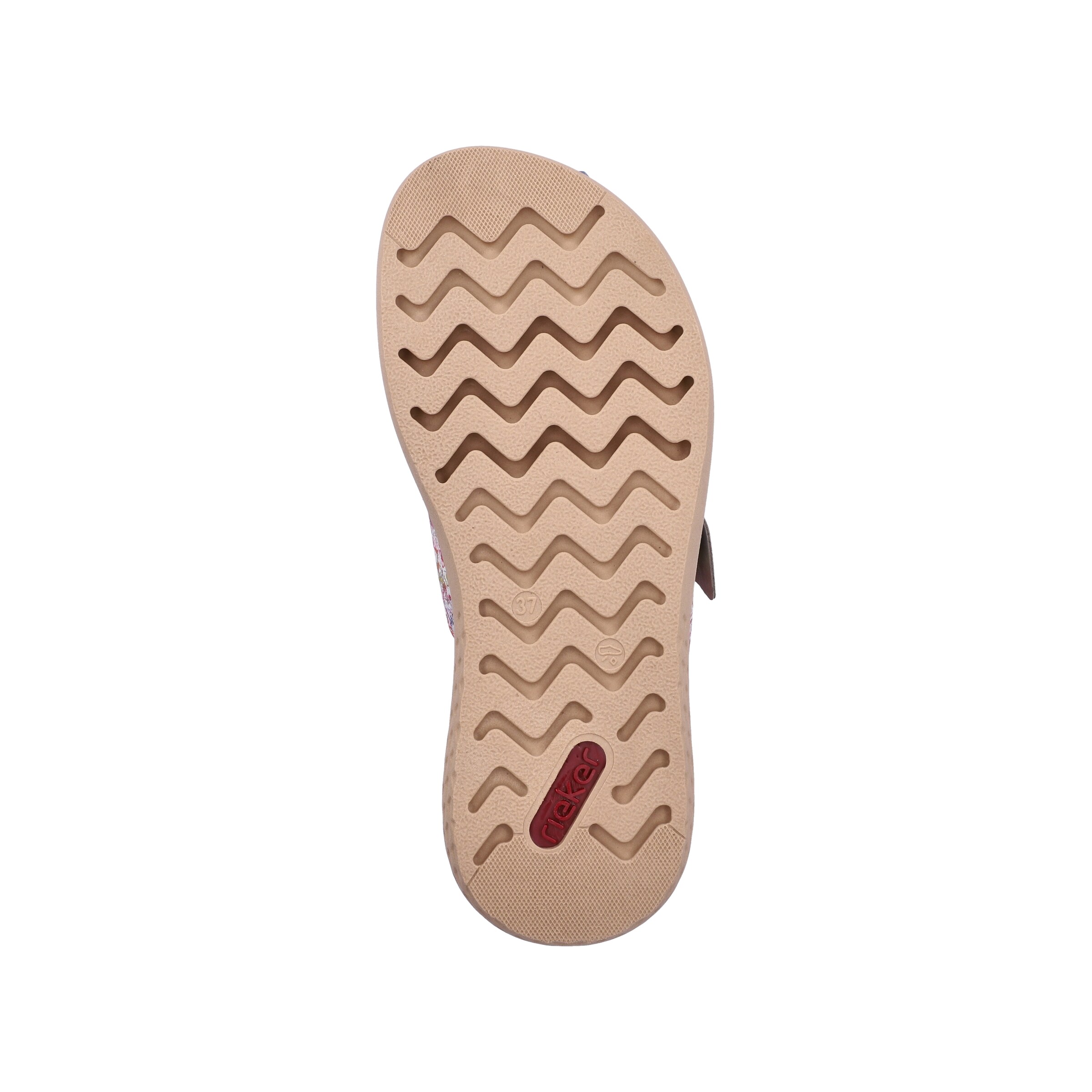 Rieker T-Bar Sandals in Mixed colors