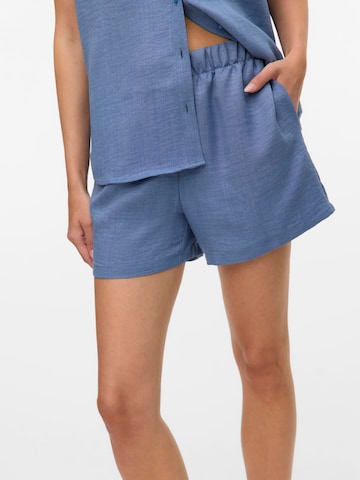 VERO MODA Loosefit Broek 'VMMelaney' in Blauw