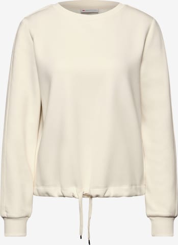 STREET ONE Sweatshirt in Beige: front