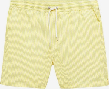 MANGO MAN Swim Trunks 'seer' in Yellow: front