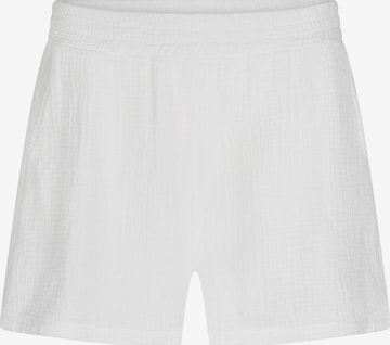 SASSYCLASSY Trousers in White: front