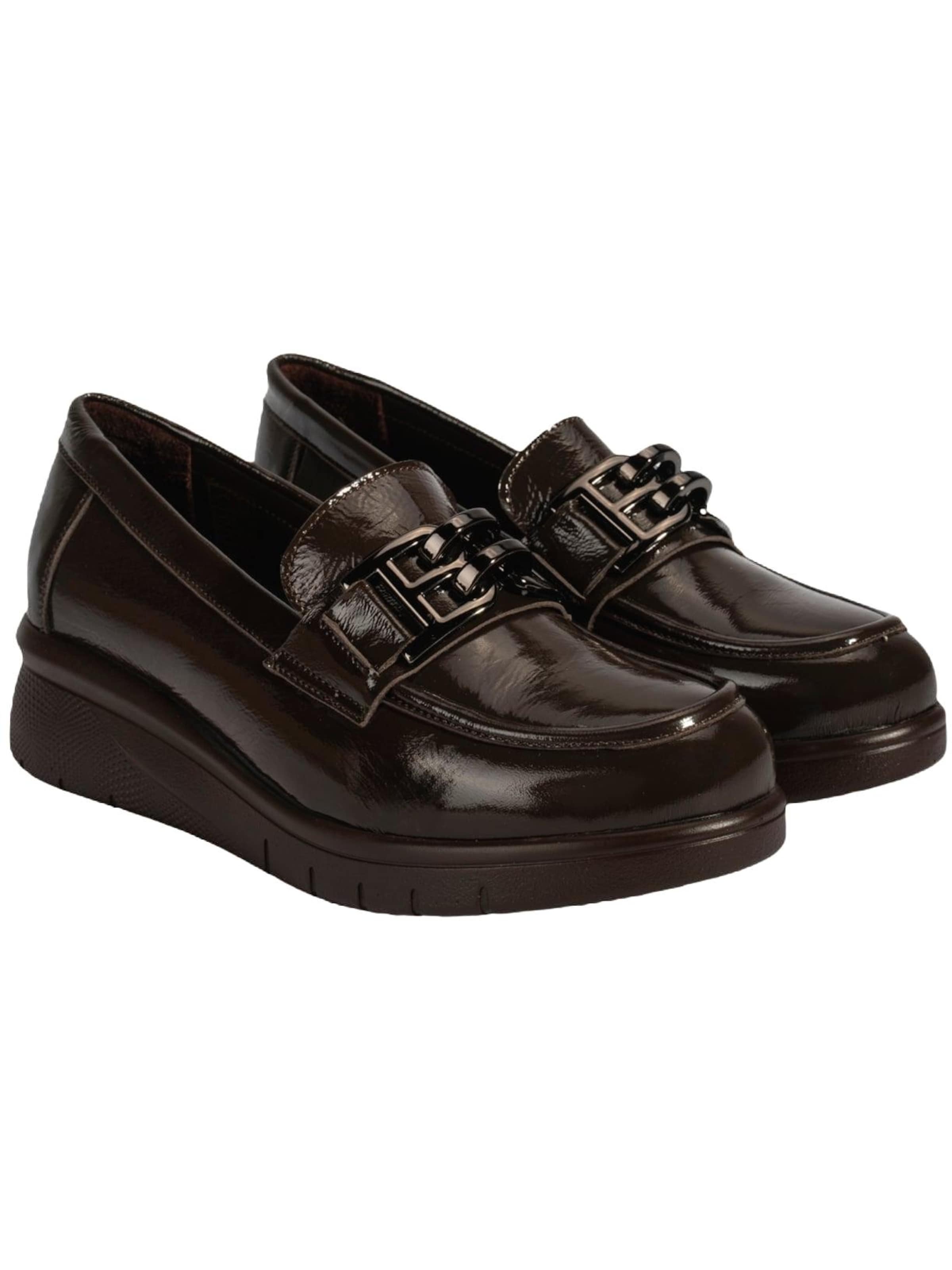 Desa Low shoe 'Slip-Ons' in Brown: front