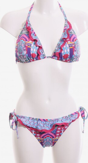 UNBEKANNT Bikini in M in hellblau / pink / weiß, Produktansicht