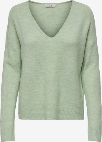 JDY Sweater 'JDYElanora' in Green: front