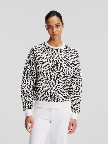 Karl Lagerfeld - Sweatshirt em preto: frente