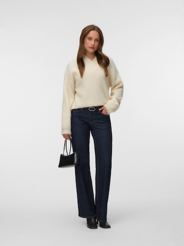 VERO MODA Pulóver 'VMLOON' - bézs