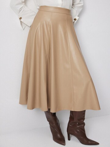 Jupe Touche Prive en beige