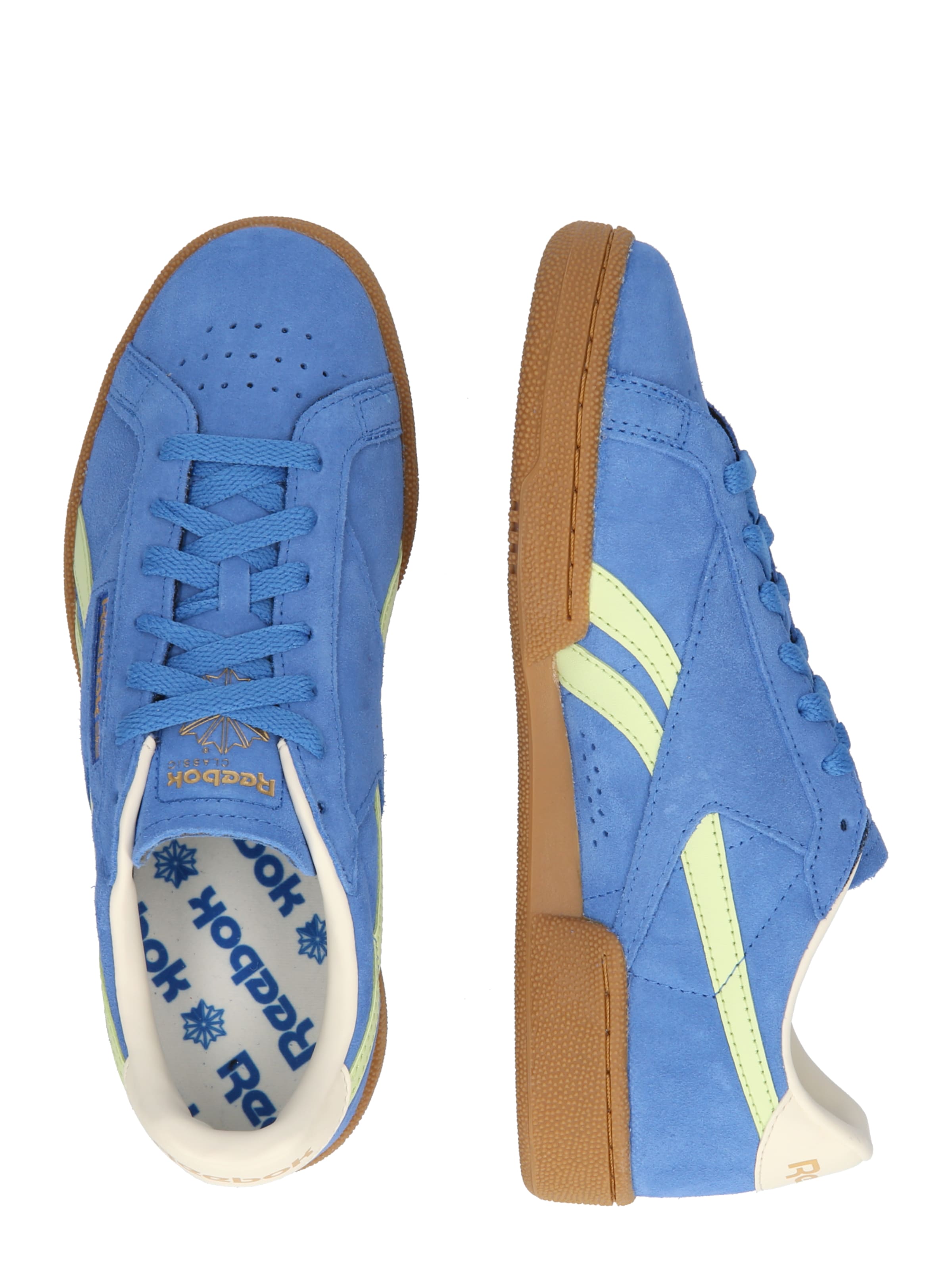 Reebok Rövid szárú sportcipők 'CLUB C GROUNDS' - kék