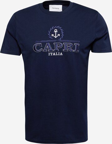 Harmony Paris T-Shirt 'CAPRI ANCHOR' in Blau: predná strana
