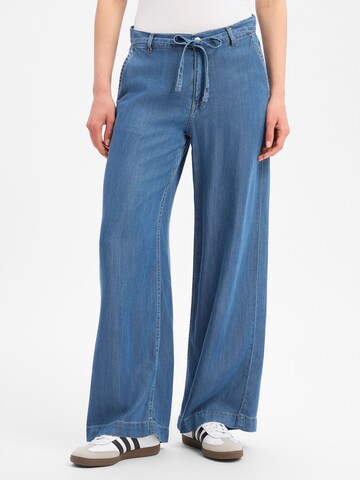 Wide Leg Jean Marie Lund en bleu : devant