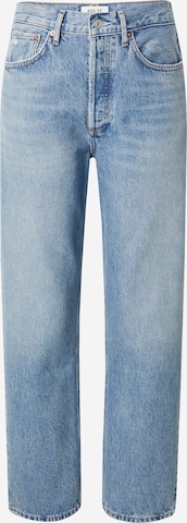 Regular Jeans de la AGOLDE pe albastru: față