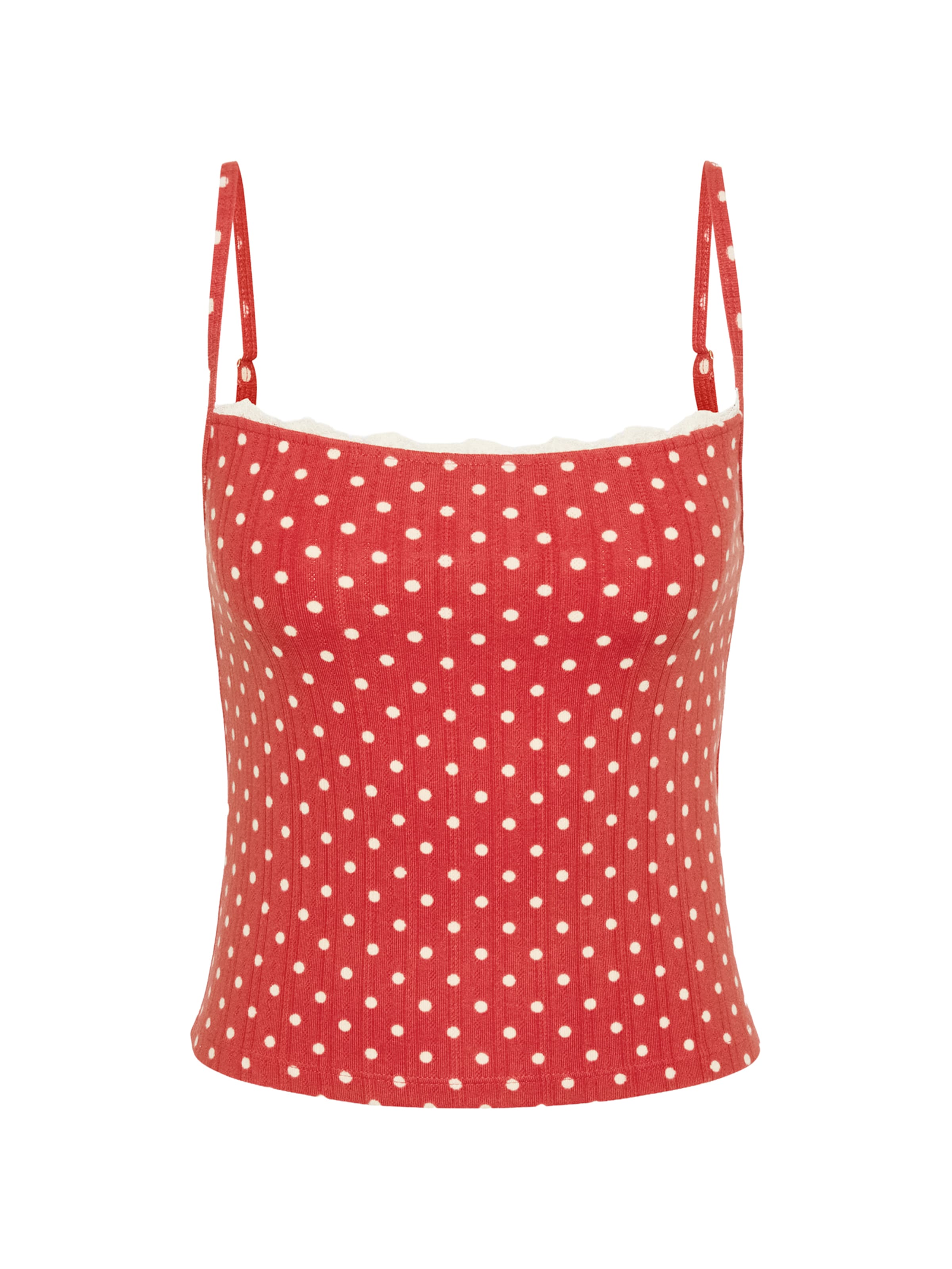 Abercrombie & Fitch Pidžaamasärk, värv punane: eest vaates