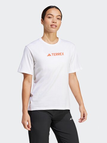 T-shirt fonctionnel ADIDAS TERREX en blanc