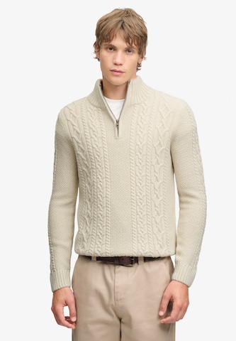 Superdry & Co Trui 'JACOB' in Beige: voorkant