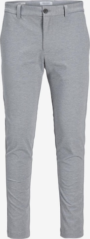 Coupe slim Pantalon chino JACK & JONES en gris : devant
